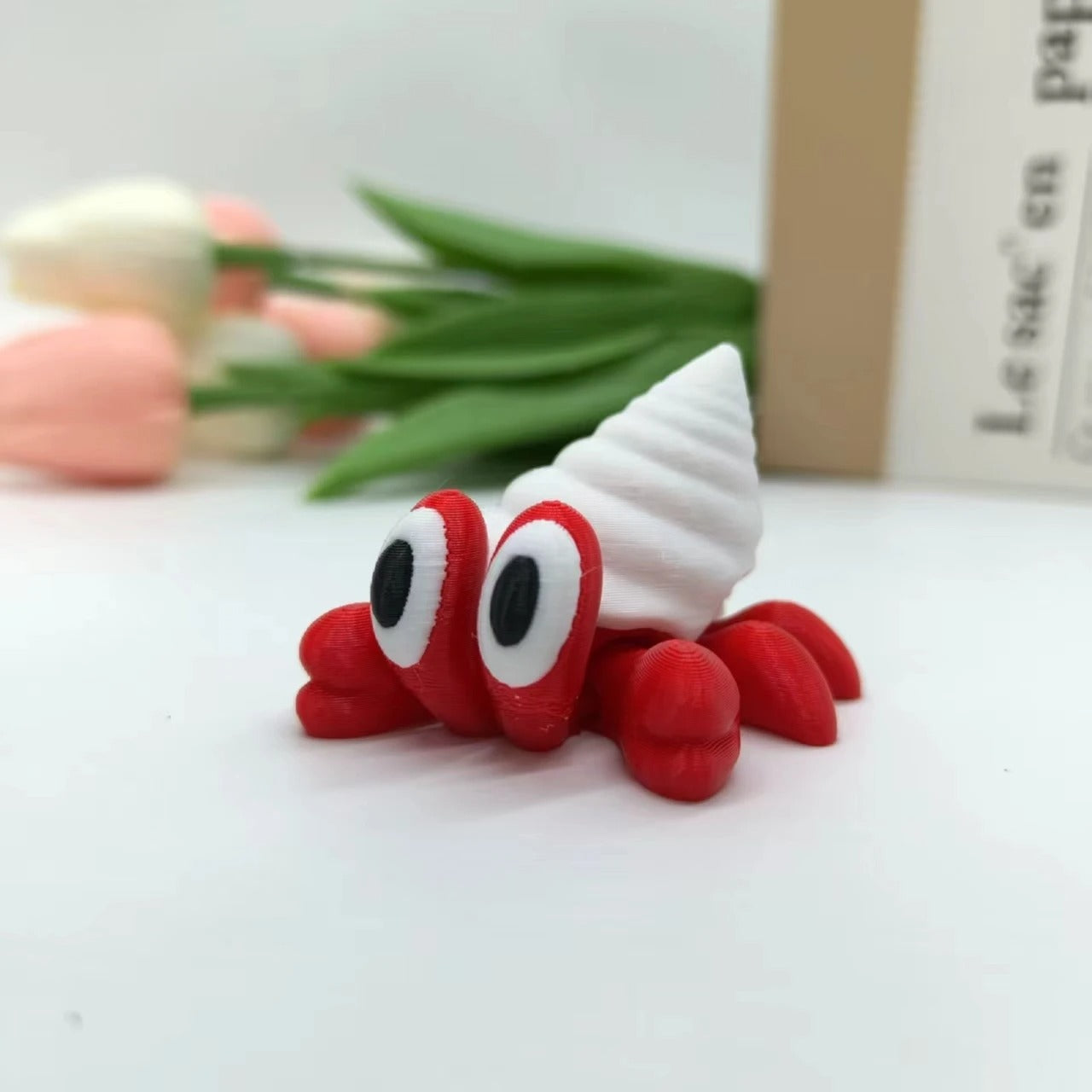 3D Printed Hermit Crab Figurine