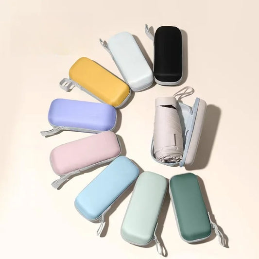 UV Mini Umbrella with Travel Case