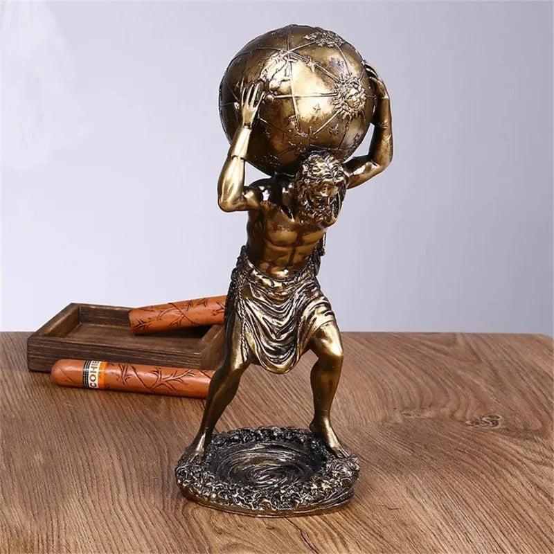 Greek Atlas Statue