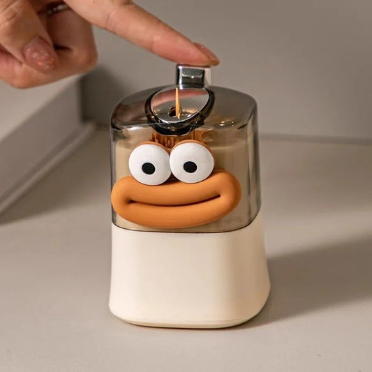 2 Pcs Funny Face Pop-Up Toothpick Holders