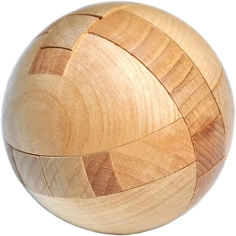Wooden Puzzle Ball Decor
