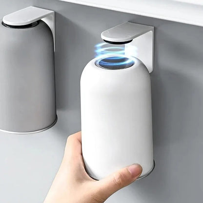 Magnetic Bathroom Cup with Wall Mount Holder (WHITE)