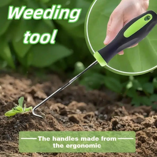 Heavy-Duty Weed Puller Tool – Ergonomic Root Remover for Lawn & Garden