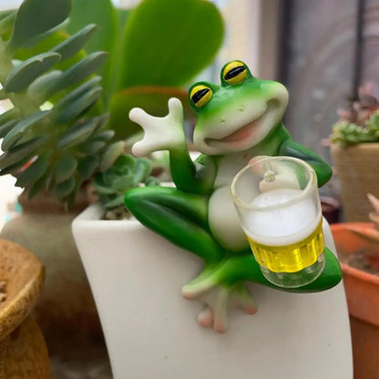 Tipsy Frogs Pot Hanger Set (3pcs)