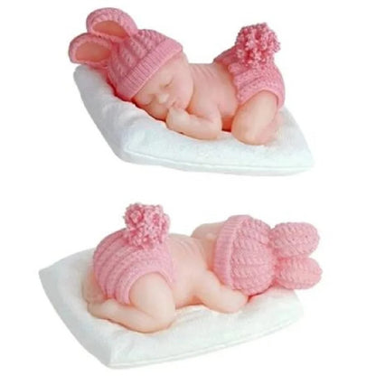3D Sleeping Baby Silicone Mold
