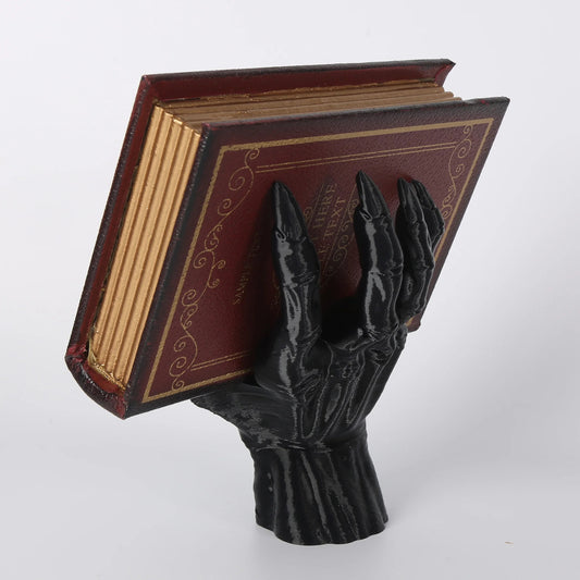 Gothic Skeleton Hand Book Holder