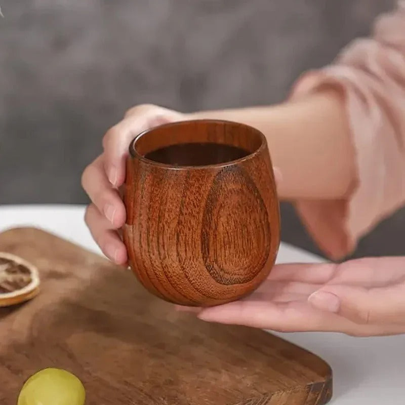 Handcrafted Wooden Tea Cup