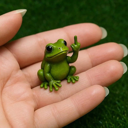 Funny Middle Finger Animal Statue Set