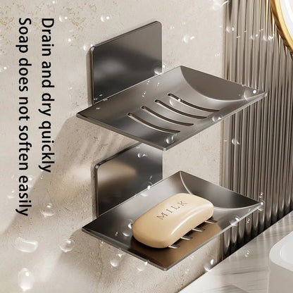 No-Drill Bathroom Soap Holder