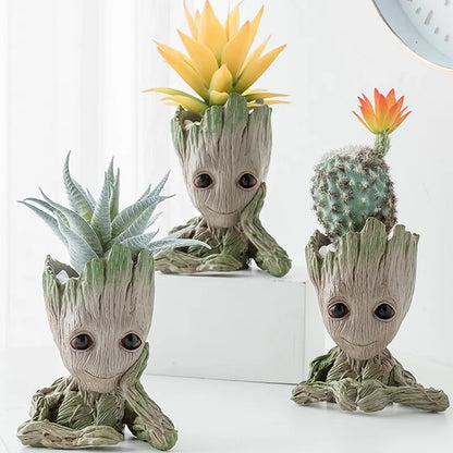 Mini Groot-Inspired Plant Pot – 1pc