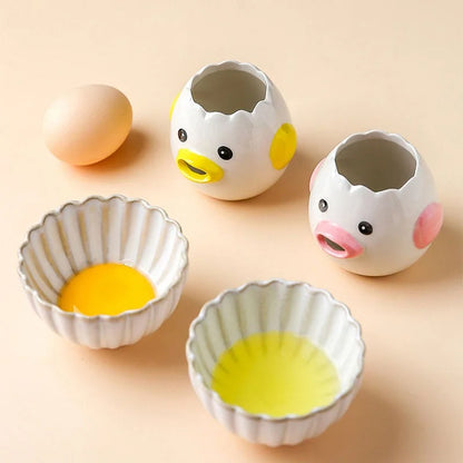 Cute Ceramic Egg White Separator - 2pcs