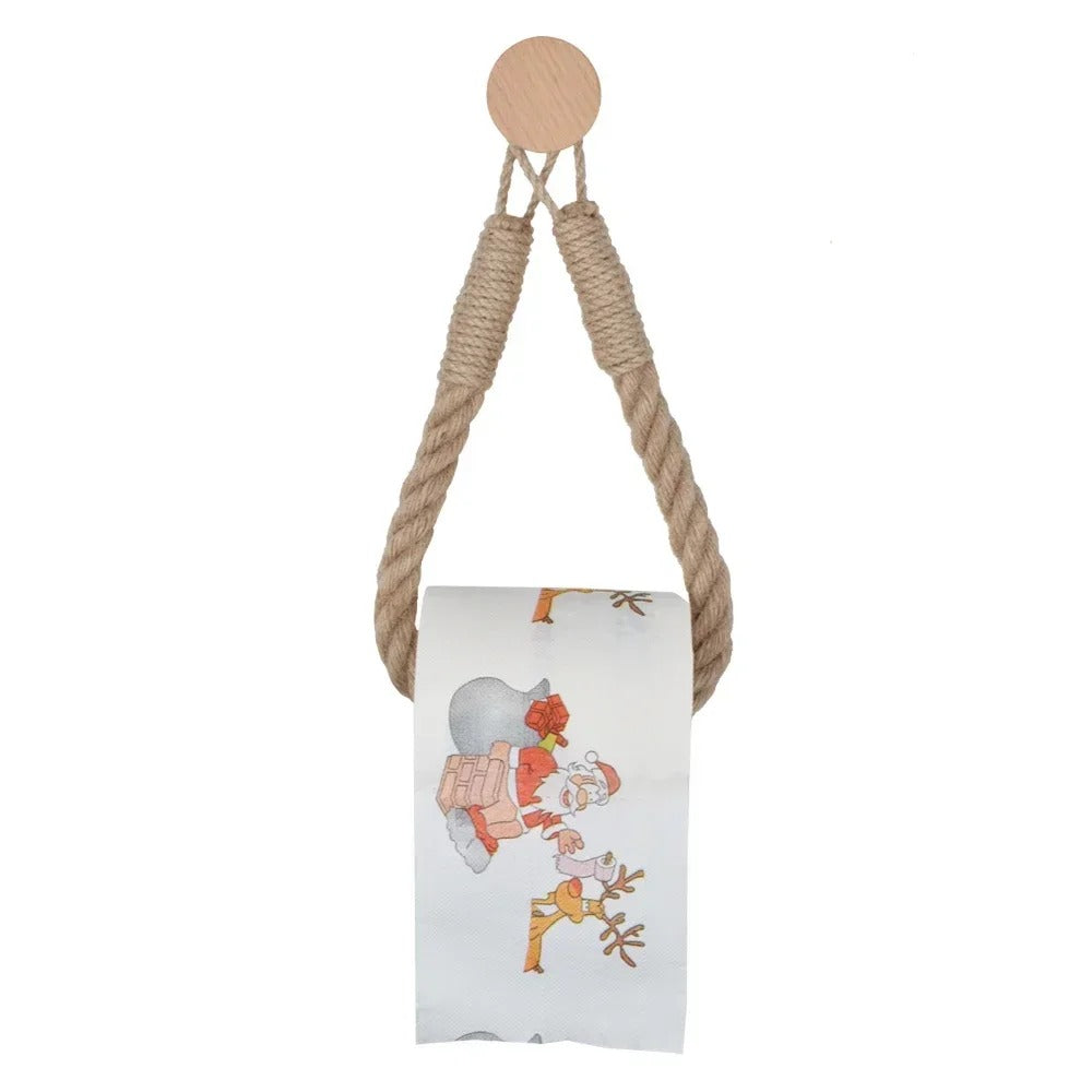 Rustic Rope Towel Holder