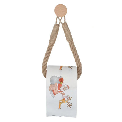 Rustic Rope Towel Holder