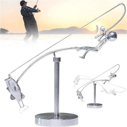 Fisherman Balancing Sculpture