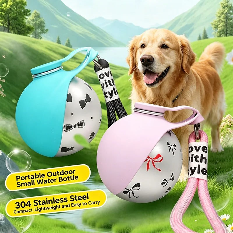 2-in-1 Portable Dog Water Bottle & Bowl