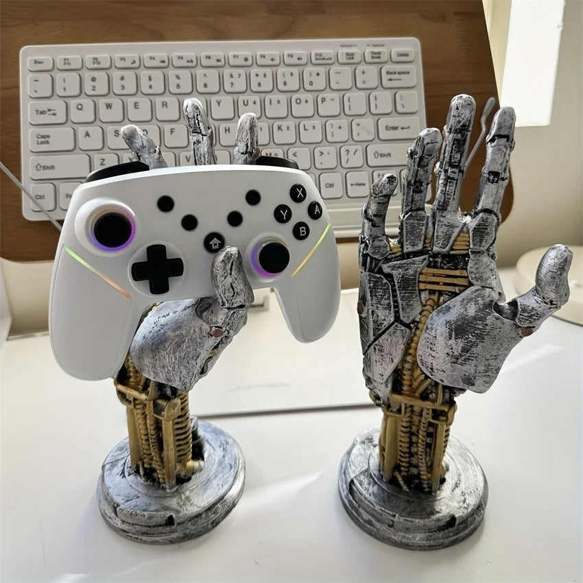 Futuristic Mechanical Hand Sculpture