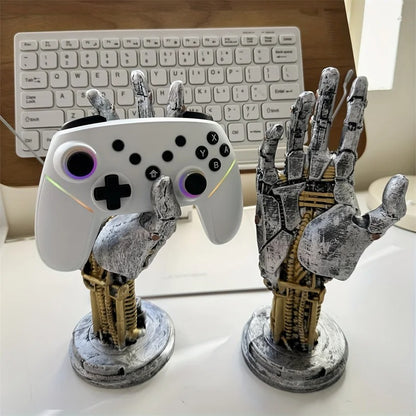 Futuristic Mechanical Hand Sculpture