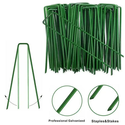 U-Shaped Garden Landscape Staples -10pcs