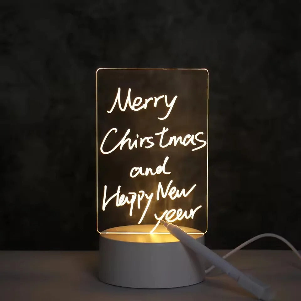 LED Message Board Night Light