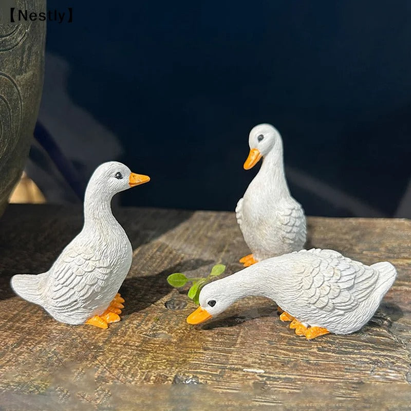 3-Piece Duck Flower Pot Set