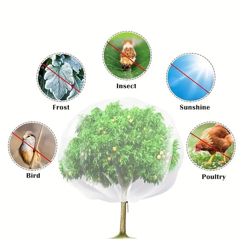 Plant Protection Net – Garden Fruit Tree Cover with Zipper