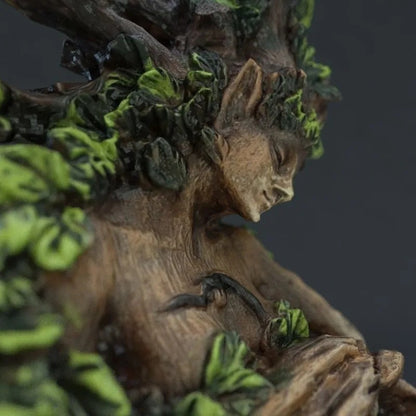 Natural Forest Goddess Bird Statue - Desktop & Garden Decor