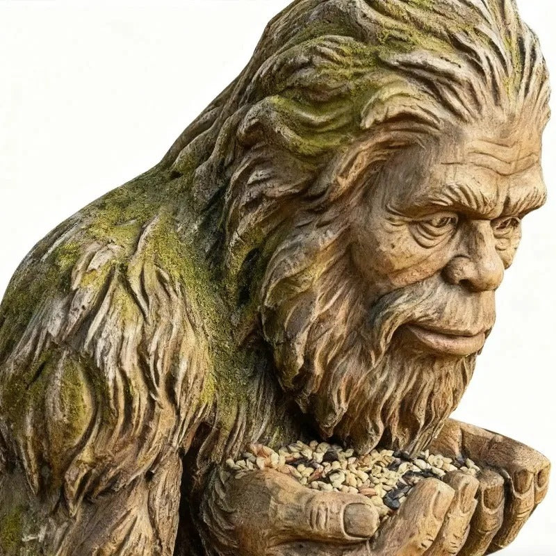 Bigfoot Bird Feeder Statue