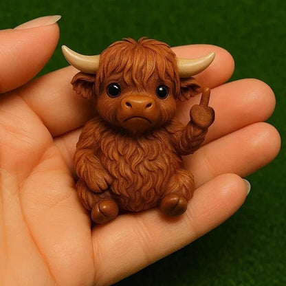 Funny Middle Finger Animal Statue Set