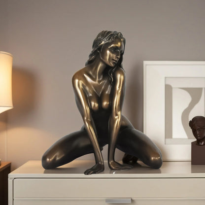 Woman Sculpture - Elegant Artistic Statue