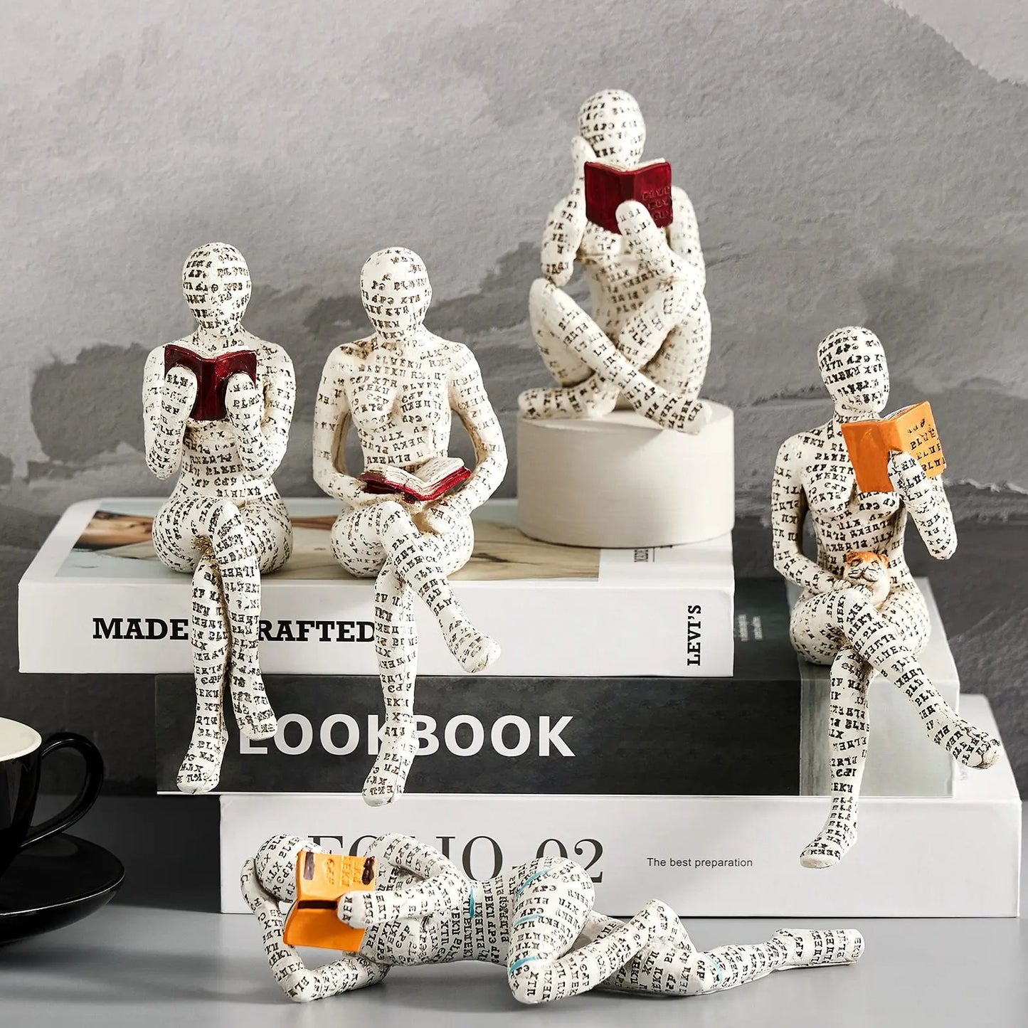 Reading Woman Sculpture - Set