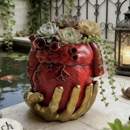 Heart in Hand Succulent Planter