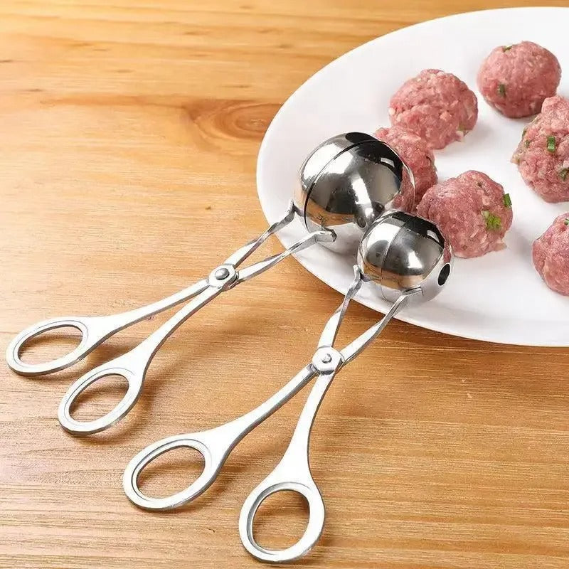 Stainless Steel Meatball Maker Tool – Easy Round Ball Shaper