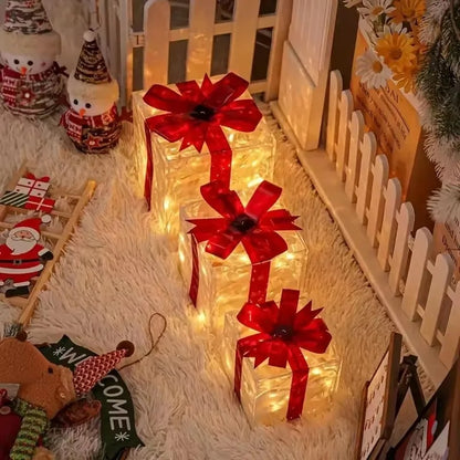 3-Piece Light-Up Gift Box Set