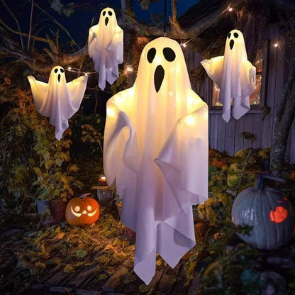 Spooky LED Ghost Lantern for Home & Yard Decor