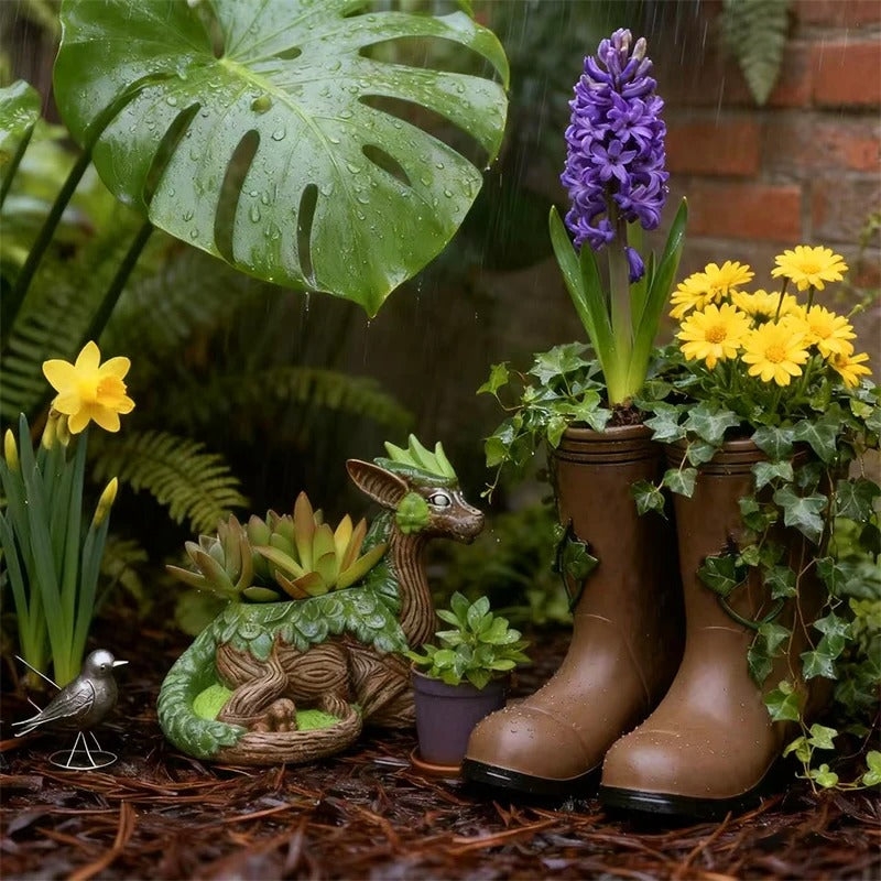 Resting Dragon Planter