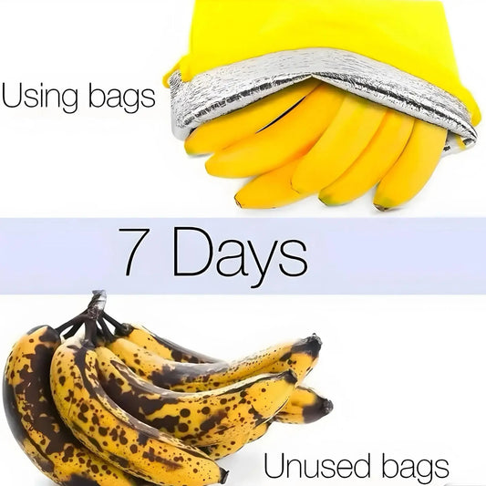 Banana Storage Bags – Insulated Fresh-Keep Pouch with Drawstring