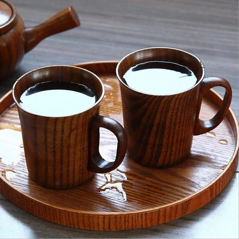 400ML Handmade Wooden Mug