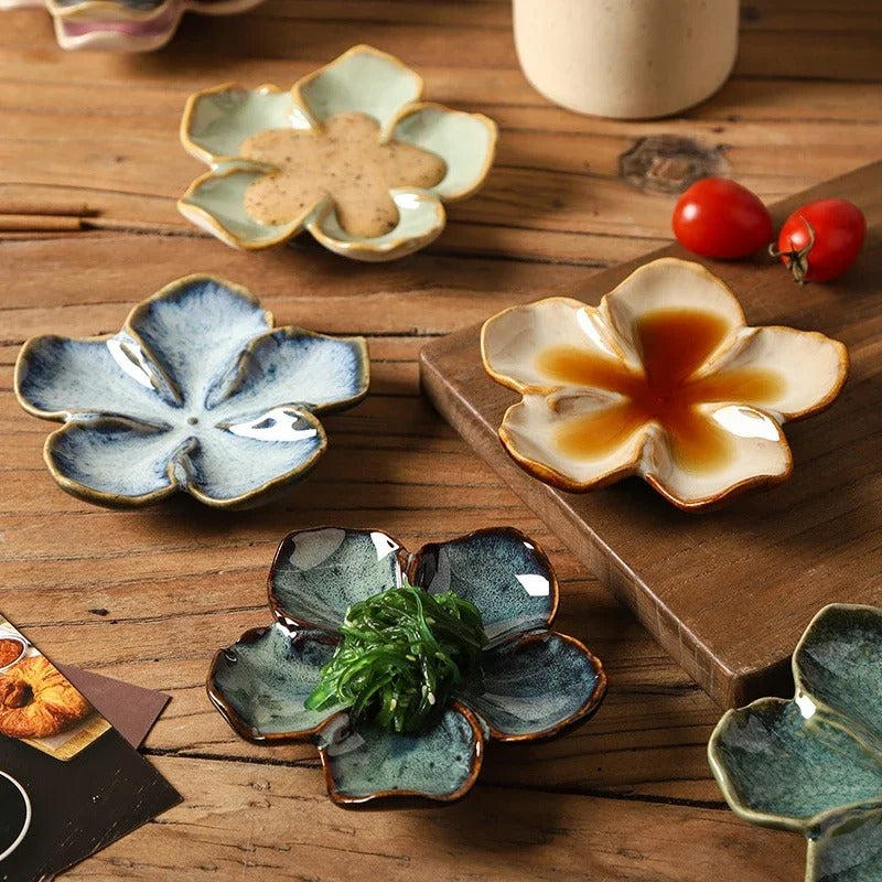 Bloom Ceramic Dipping Dish Set
