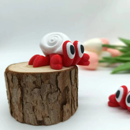 3D Printed Hermit Crab Figurine