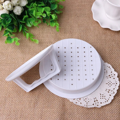 Plastic Burger Press Patty Maker – Multi-Purpose Hamburger Meatloaf Mold