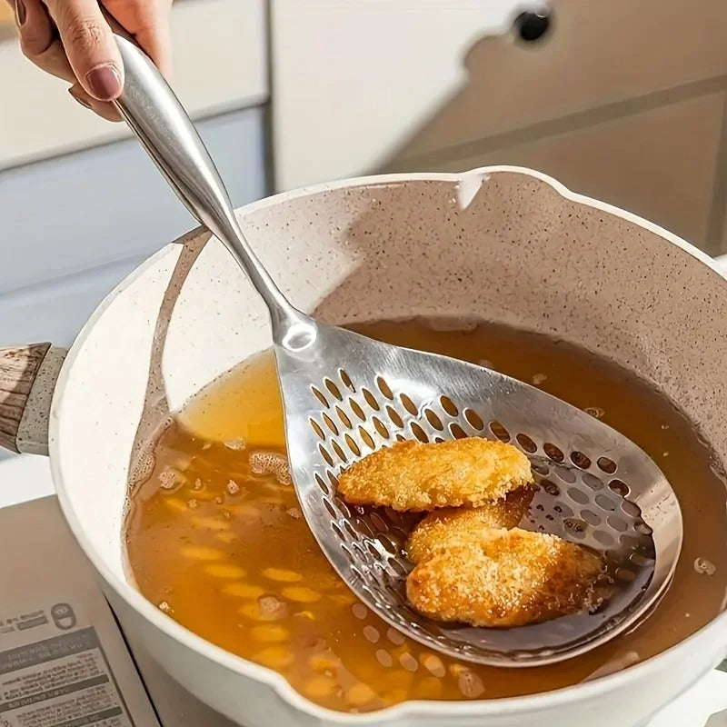 Heavy Duty Frying & Cooking Strainer Spoon