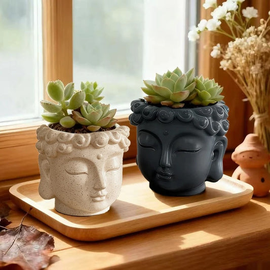 Peaceful Buddha Planter Pot - 1pc