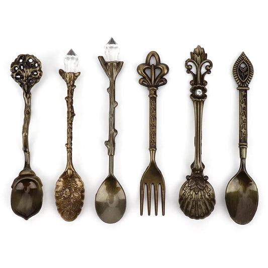 Vintage Coffee & Dessert Spoon Set