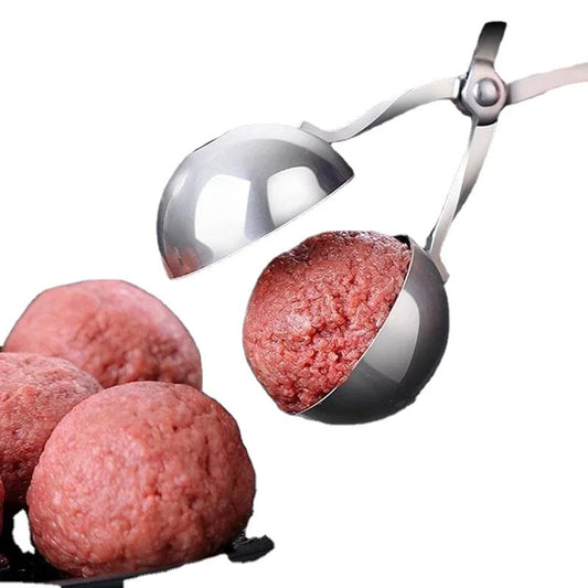 Stainless Steel Meatball Maker Tool – Easy Round Ball Shaper