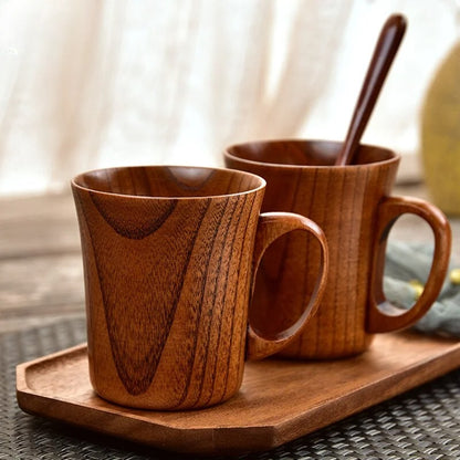 280ML Handmade Wooden Mug