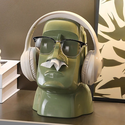 Statue Tissue Box & Glasses Holder