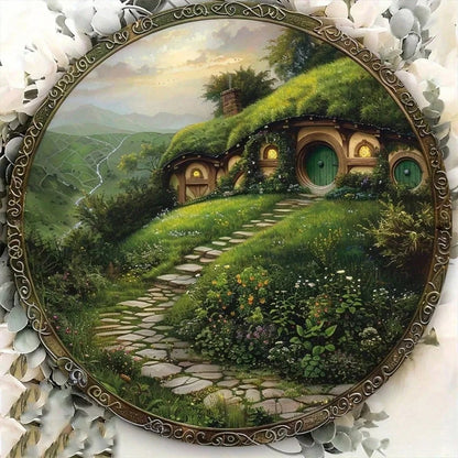 Hobbit House Metal Wall Art