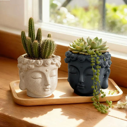 Peaceful Buddha Planter Pot - 1pc