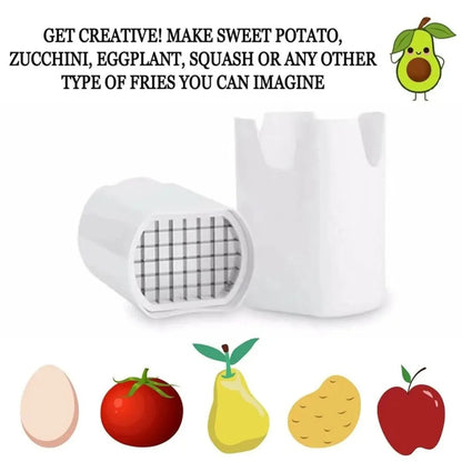 Quick French Fry Cutter – Manual Potato & Vegetable Slicer Tool