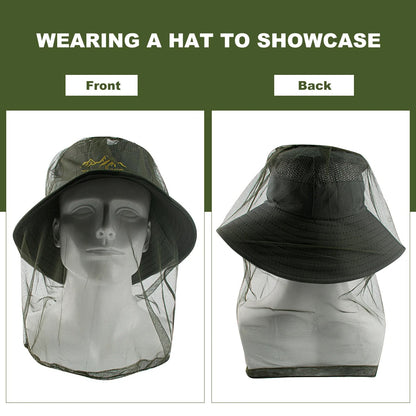 Mosquito Head Net for Camping , Hiking & Fishing
